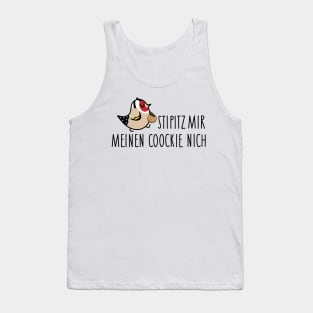 Goldfinch bird with cookie Tank Top